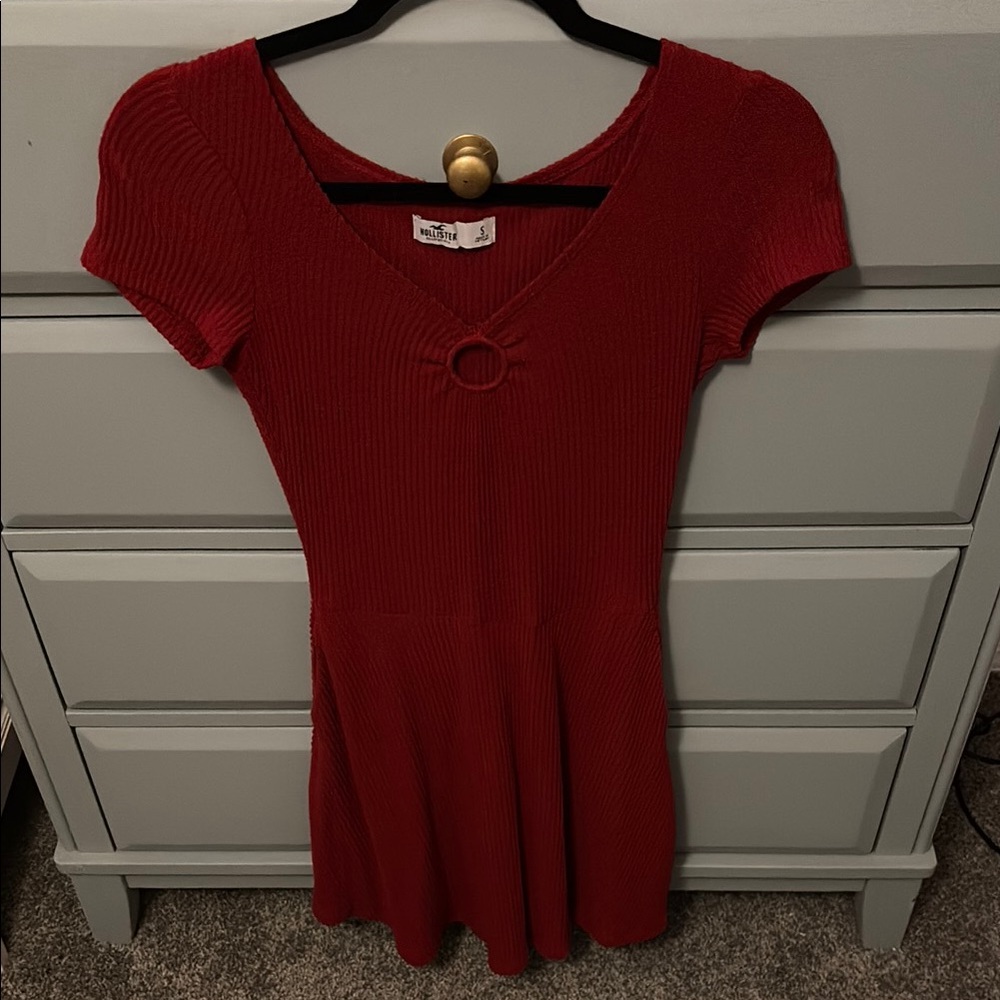 Women’s Hollister Red Dress Short Sleeve Size Smalll